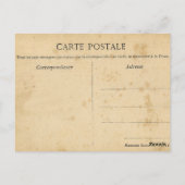 Steampunk Telefon Fairy Postcard Postkarte (Rückseite)