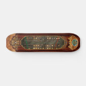 Steampunk - Telefone - Die alte Schalttafel Skateboard (Horizontal)
