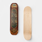 Steampunk - Telefone - Die alte Schalttafel Skateboard (Vorderseite)