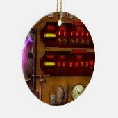 Steampunk - Temporaler Flux Keramik Ornament (Rechts)