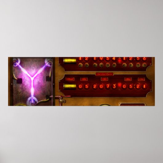 Steampunk - Temporaler Flux Poster (Vorne)