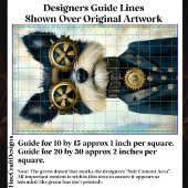 Steampunk Terrier Dog in Goggles CY3 Decoupage Seidenpapier