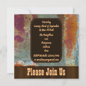 Steampunk-thematischer Junggeselinnen-Abschied Einladung (Rückseite)