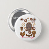 Steampunk Theme Thunder_Cove Button (Vorne & Hinten)