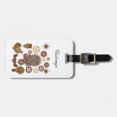 Steampunk Theme Thunder_Cove Gepäckanhänger (Vorderseite horizontal)