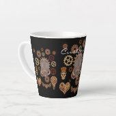 Steampunk Theme Thunder_Cove Milchtasse (Linke Ecke)