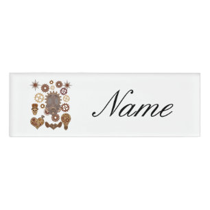 Steampunk Theme Thunder_Cove Namenschild