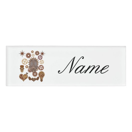 Steampunk Theme Thunder_Cove Namenschild (Vorderseite)