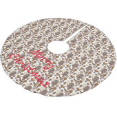 Steampunk Theme Thunder_Cove Polyester Weihnachtsbaumdecke (Schrägansicht)