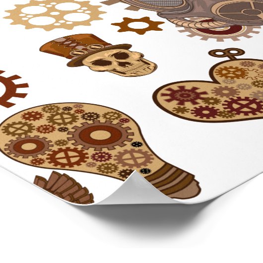 Steampunk Theme Thunder_Cove Poster (Ecke)