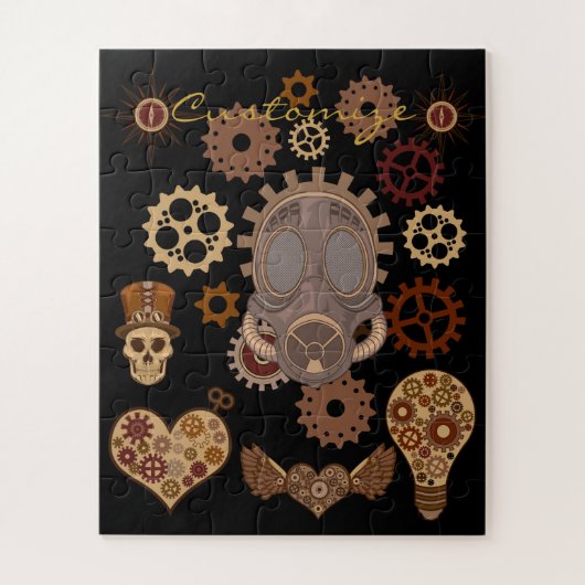 Steampunk Theme Thunder_Cove Puzzle (Vertikal)