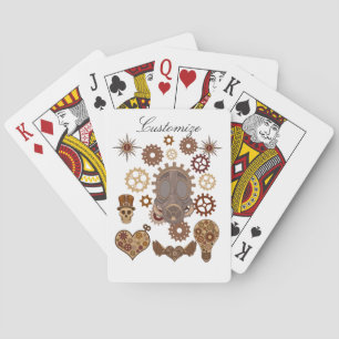 Steampunk Theme Thunder_Cove Spielkarten