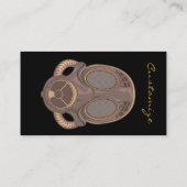 Steampunk Theme Thunder_Cove Visitenkarte (Rückseite)