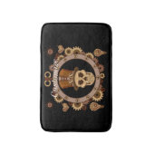Steampunk Theme Top Hat Skull Thunder_Cove Badematte (Vorderseite Vertikal)