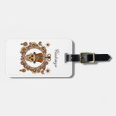 Steampunk Theme Top Hat Skull Thunder_Cove Gepäckanhänger (Vorderseite horizontal)