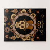 Steampunk Theme Top Hat Skull Thunder_Cove Puzzle (Horizontal)