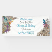 Steampunk Themed Wedding Banner (Horizontal)