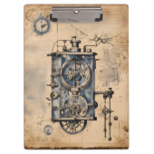 Steampunk Thingamajig Klemmbrett (Vorderseite)