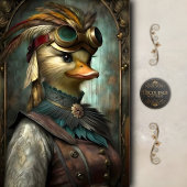 Steampunk-Tierporträt-Decoupage-Sammlung Geschenkpapier Set
