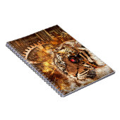 Steampunk Tiger Notizblock (Rechte Seite)