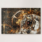 Steampunk Tiger Puzzle (Horizontal)