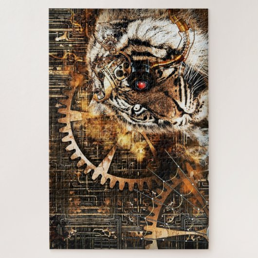 Steampunk Tiger Puzzle (Vertikal)