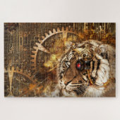 Steampunk-Tigerpuzzle Puzzle (Horizontal)