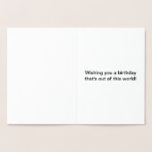 Steampunk Time Foil Geburtstagkarte Folienkarte (Innenseite)