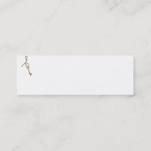 Steampunk Time Machine Business Visitenkarten Mini Visitenkarte (Rückseite)