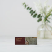 Steampunk Time Machine Business Visitenkarten Mini Visitenkarte (Stehend Vorderseite)