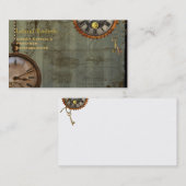 Steampunk Time Machine Business Visitenkarten Visitenkarte (Vorne/Hinten)