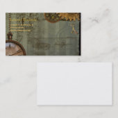 Steampunk Time Machine Business Visitenkarten Visitenkarte (Vorne/Hinten)