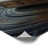 Steampunk, Time Machine, Time/Space/Continuum 002X Poster (Ecke)