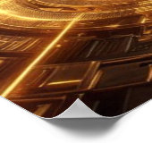 Steampunk, Time Machine, Time/Space/Continuum 003X Poster (Ecke)
