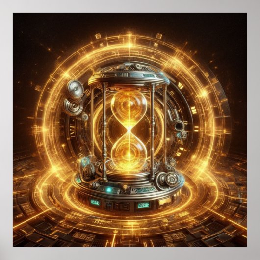 Steampunk, Time Machine, Time/Space/Continuum 003X Poster (Vorne)