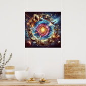 Steampunk/Time Machine, Time/Space/Continuum 6000X Poster (Küche)
