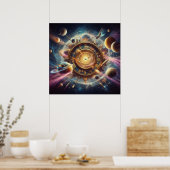 Steampunk/Time Machine, Time/Space/Continuum 6002X Poster (Küche)
