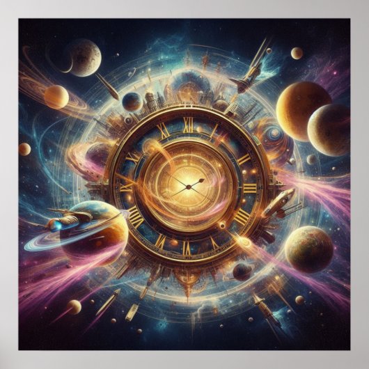Steampunk/Time Machine, Time/Space/Continuum 6002X Poster (Vorne)