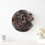 Steampunk Time Traveller Clock! Große Wanduhr (Zuhause)