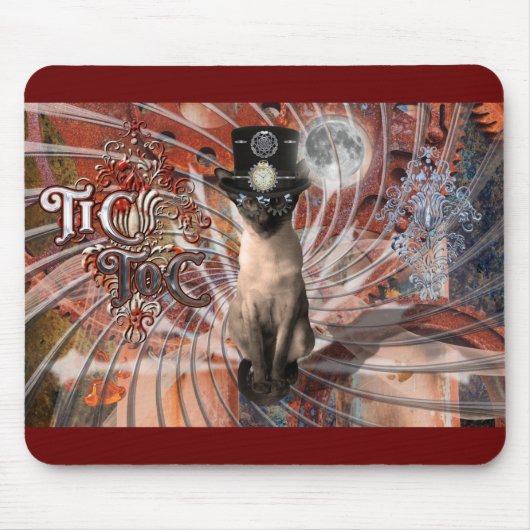 Steampunk Time Traveller Meezer Mousepad (Vorne)