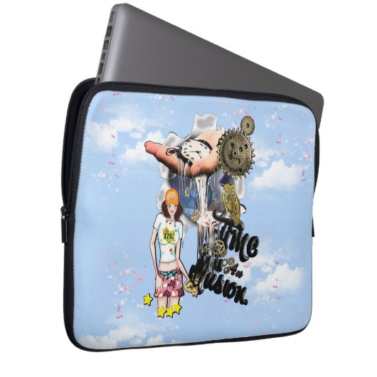 Steampunk Timeless Wedding Party Karten & Geschenk Laptopschutzhülle (Vorne Rechts)