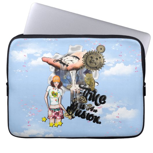 Steampunk Timeless Wedding Party Karten & Geschenk Laptopschutzhülle (Vorderseite)