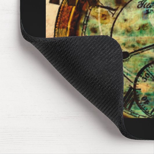 Steampunk Timepiece Mousepad (Ecke)