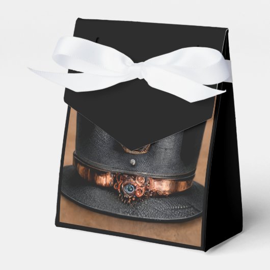 Steampunk Top Hat Geschenkschachtel (Vorderseite)