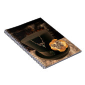 Steampunk Top Hat Hardcover-Notebook Notizblock (Rechte Seite)