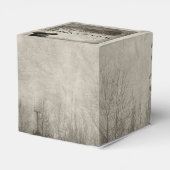 Steampunk-Top-Hut-Gastgeschenk Hochzeit Geschenkschachtel (Rückseite)