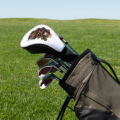 Steampunk-Totenkopfmotor Golf Headcover (In SItu)