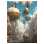 Steampunk Town | Klemmbrett (Rückseite)