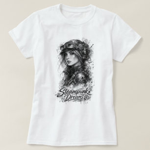 Steampunk-Träume – Vintage-Victorian-Fantasy-Kunst T-Shirt