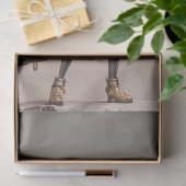 Steampunk Travelling Fairy Decoupage Seidenpapier (Geschenk)